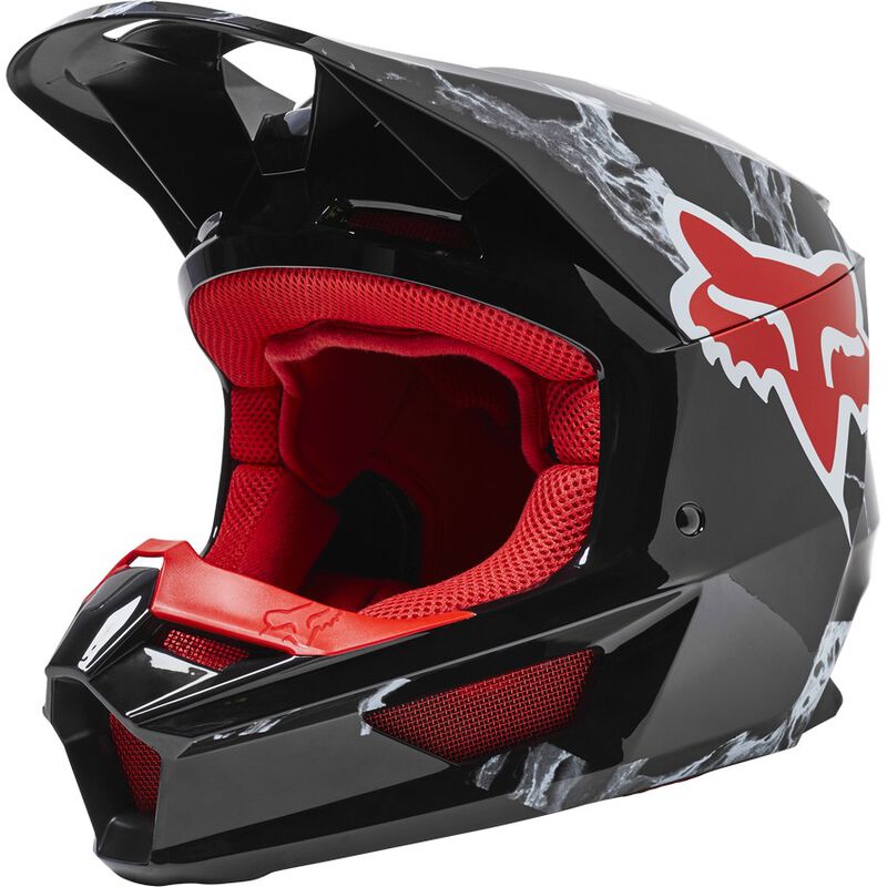 Black store fox helmet