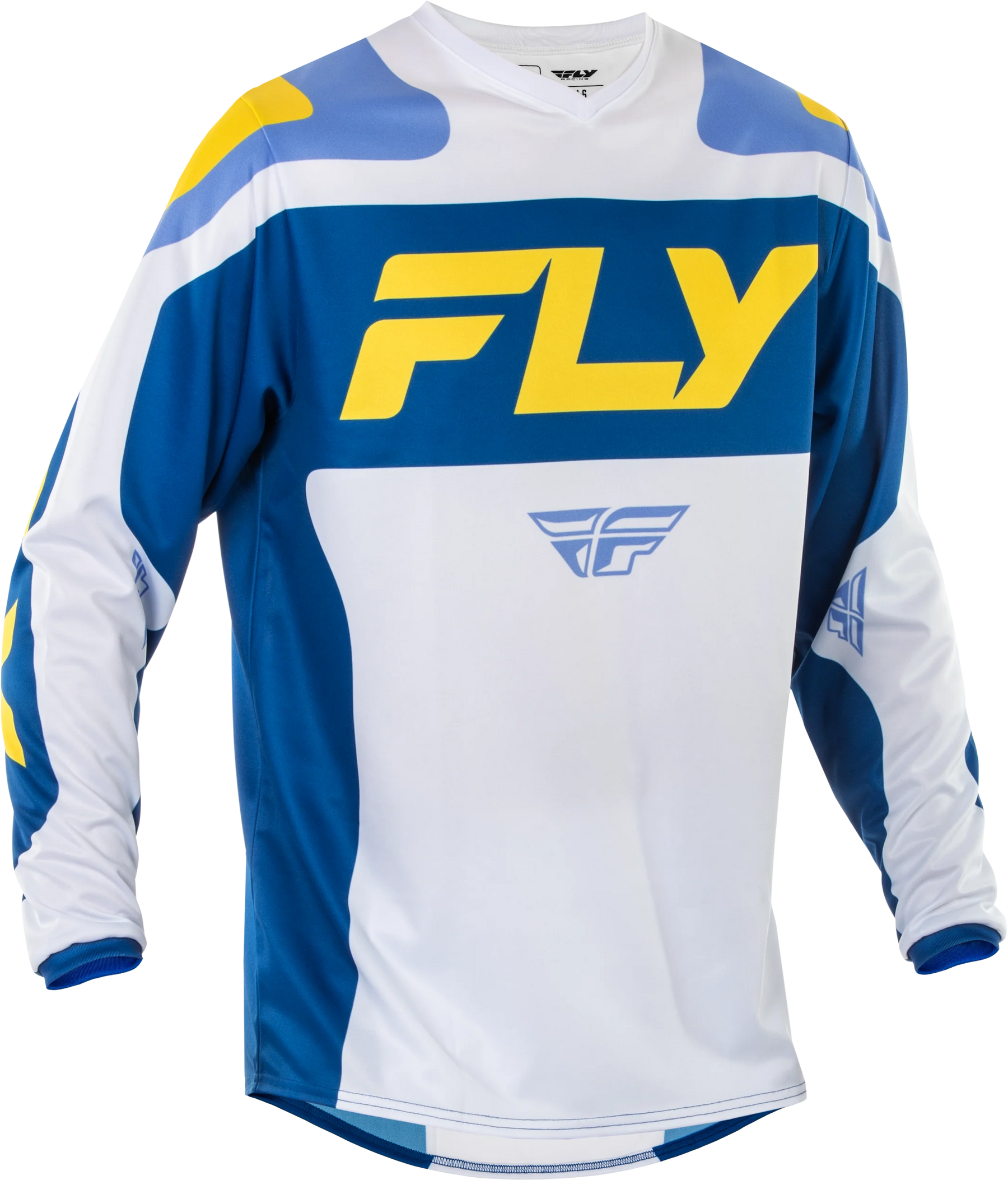 F 16 Jersey White/Dark Blue/Yellow