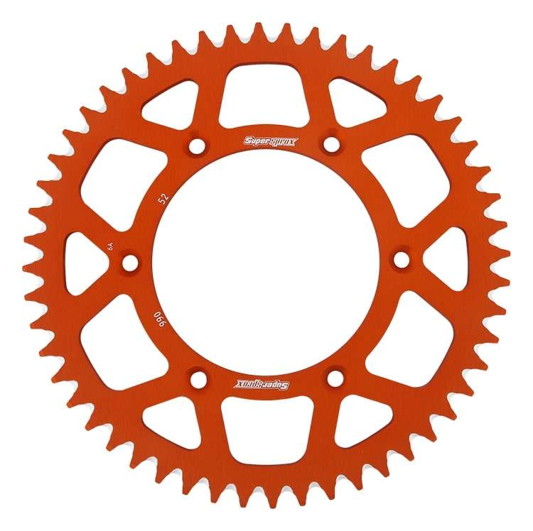 SUPERSPROX ALUMINUM REAR SPROCKET RAL-990:52-ORG