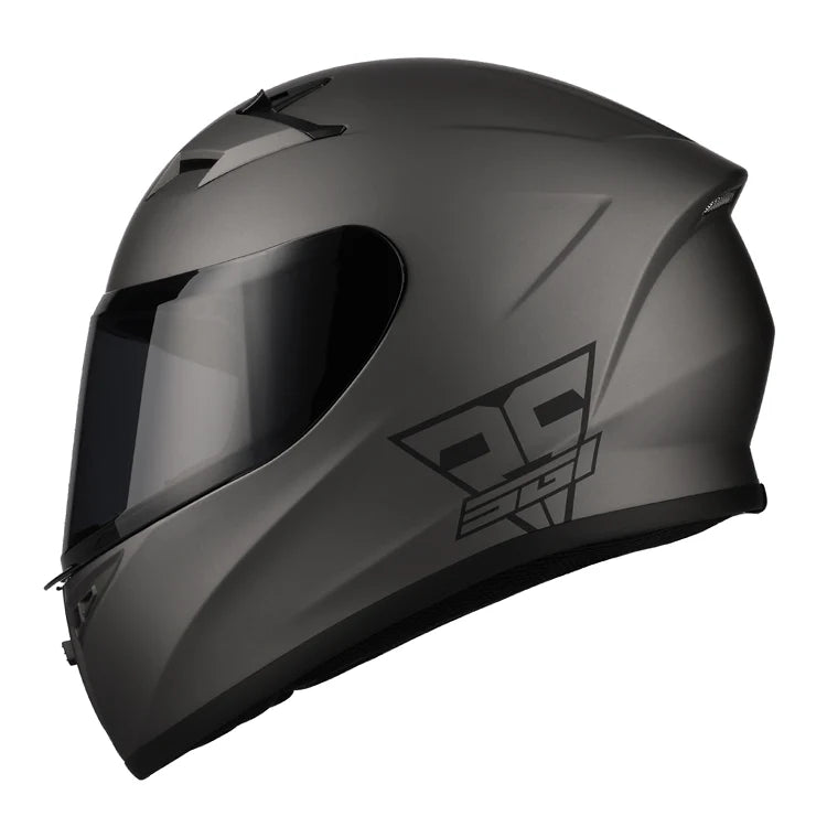 SGI Tyro Element Gun-Metal Motorcycle Helmet