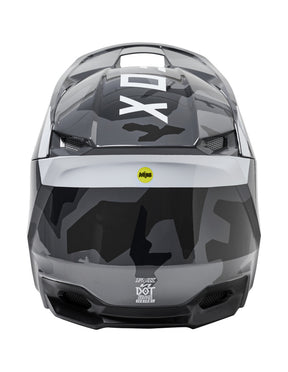 Fox V1 Bnkr Black Motocross Motorcycle Helmet