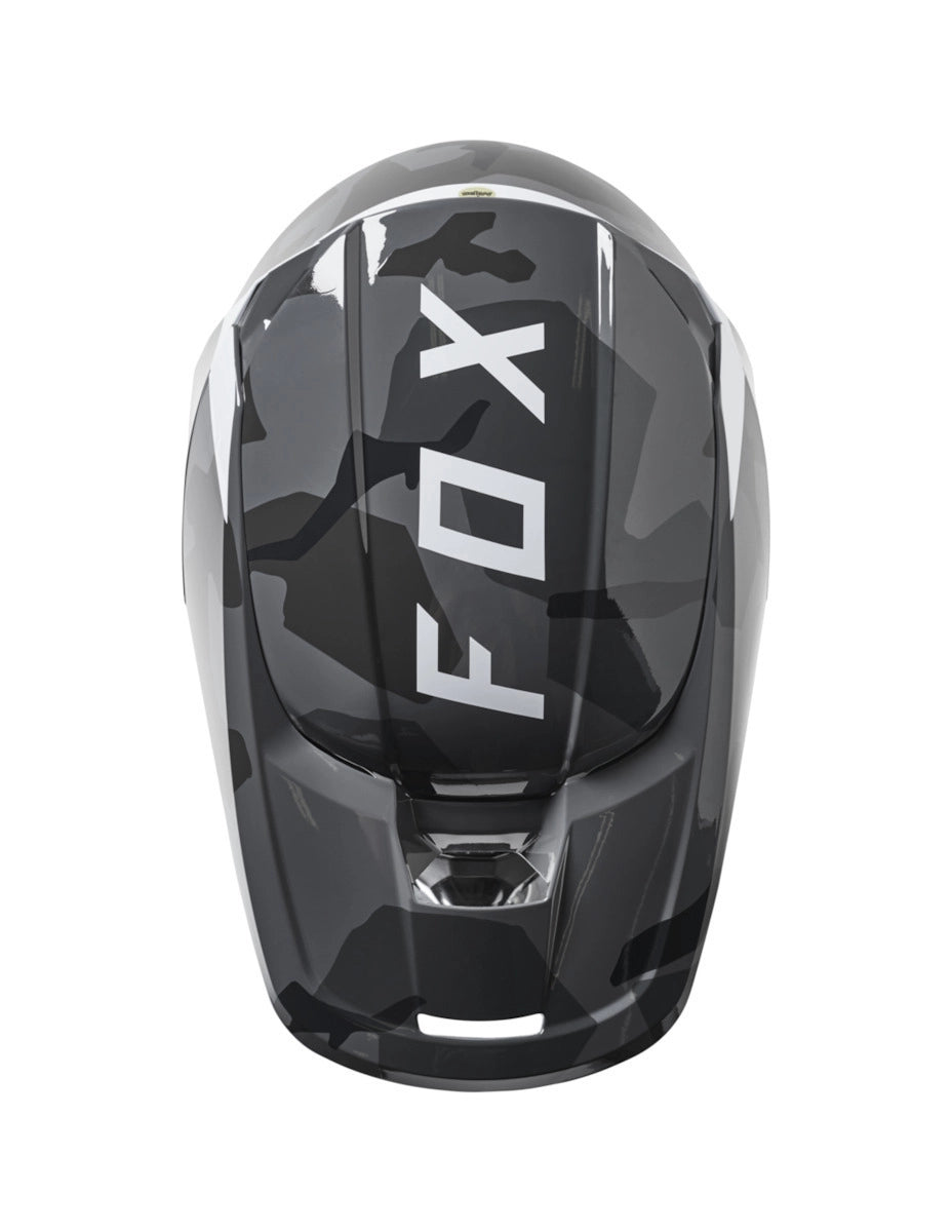 Fox V1 Bnkr Black Motocross Motorcycle Helmet