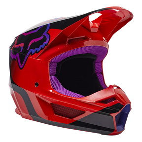 Casco motocross fox v1 karrera dark indigo