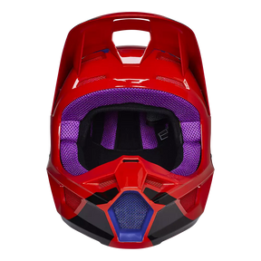 Fox V1 Venz Helmet Red Fluo