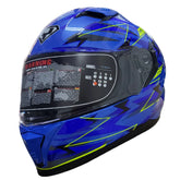 YOHE 985SV Blue/Yellow Helmet