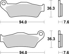 Brake Pads SBS 671